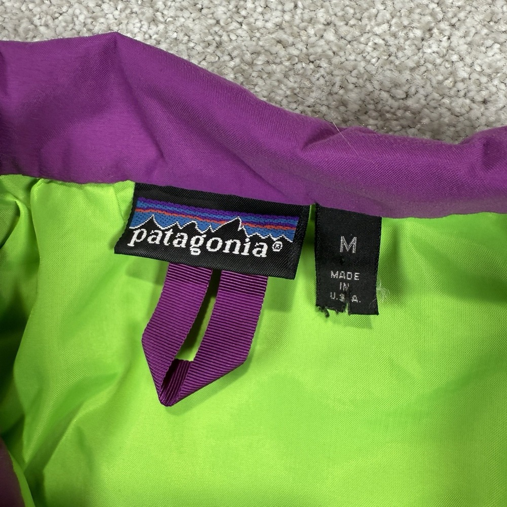 Vintage 90s Patagonia Lightweight Nylon Pullover Mens Medium Made in USA - Picture 3 of 7